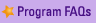 Program FAQs